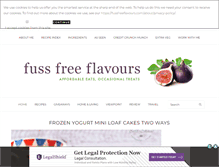 Tablet Screenshot of fussfreeflavours.com